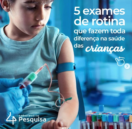 5 exames de rotina